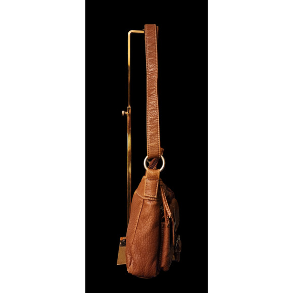 Unionbay brown faux leather crossbody bag - Picture 6 of 7